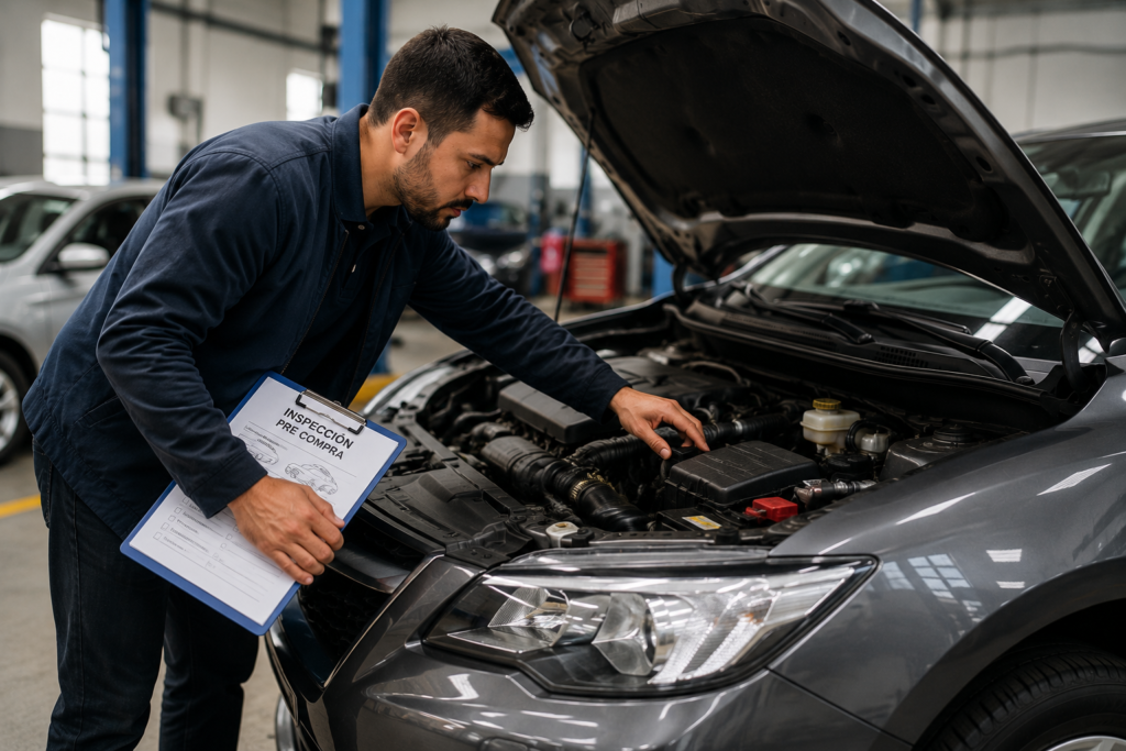 Inspección de auto usado antes de comprar en Santiago de Chile